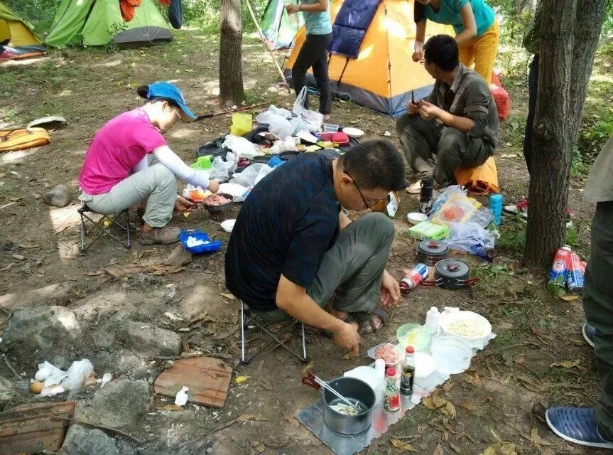 【北京驴友露营天堂】后河露营腐败，涮锅、捉虾、戏水，清凉一夏